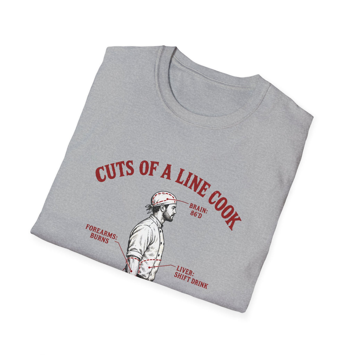 Cuts of a line cook T-Shirt
