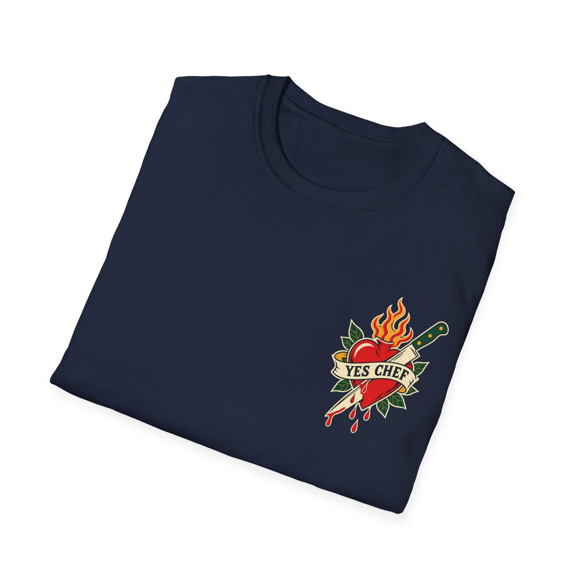 Yes Chef Heart Emblem T-Shirt