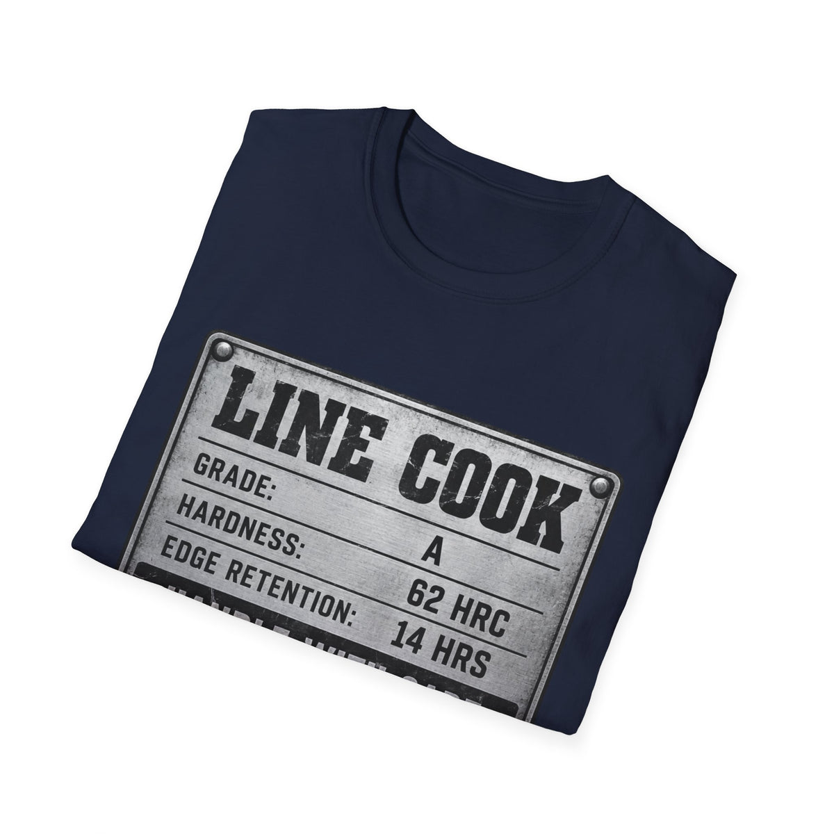 Line Cook metallic label T-Shirt