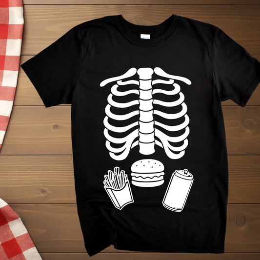 Skeleton Belly T-Shirt
