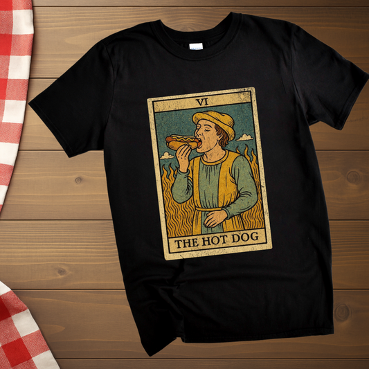 The Hot Dog Tarot Card T-Shirt