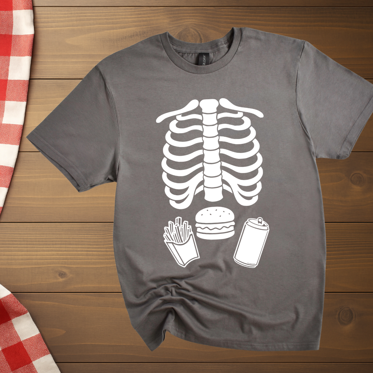 Skeleton Belly T-Shirt
