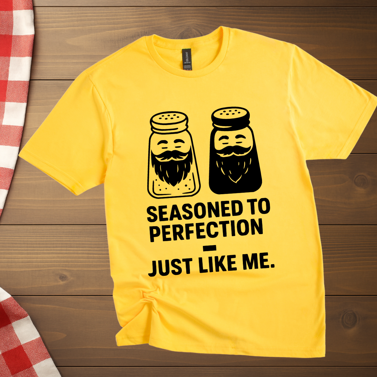 Bearded Salt and Pepper T-Shirt