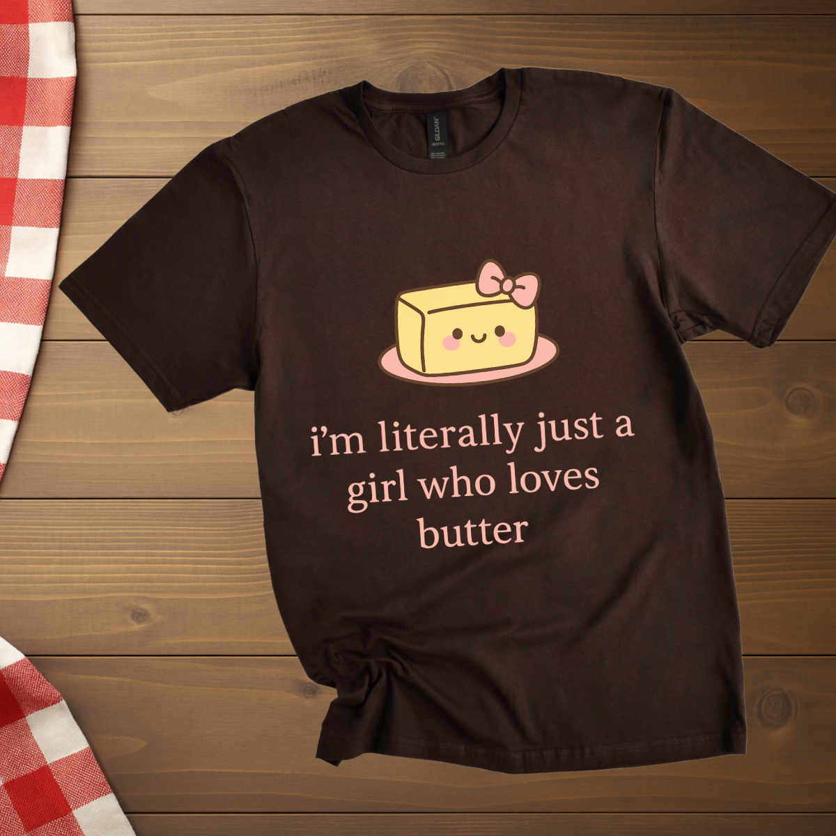 Butter Lover Girl T-Shirt
