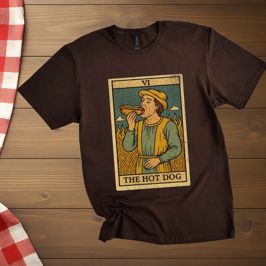 The Hot Dog Tarot Card T-Shirt