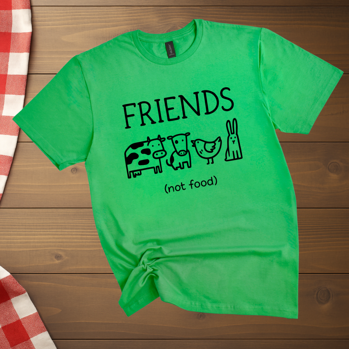 Friends not food vegan T-Shirt