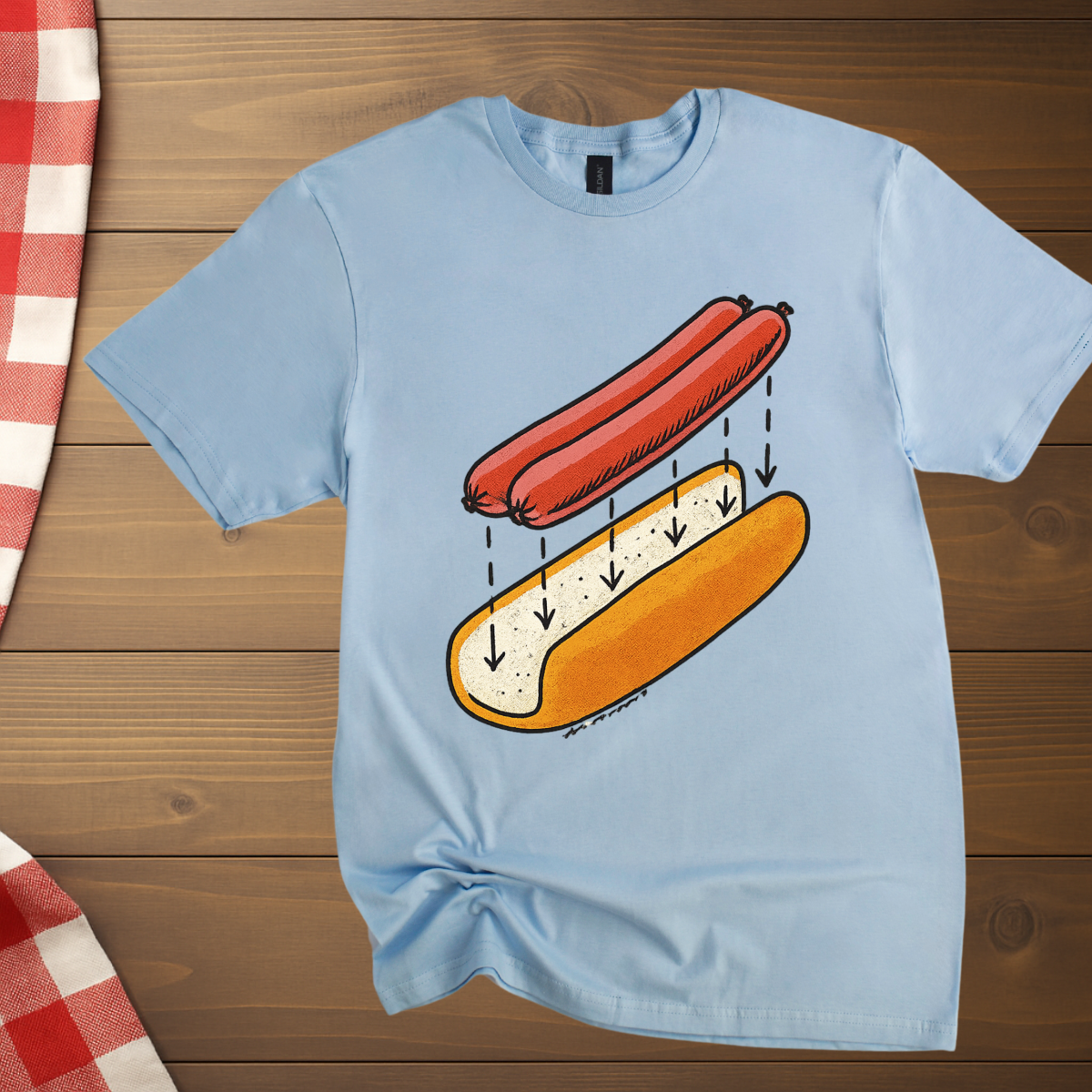 Hot Dog Ingredient T-Shirt