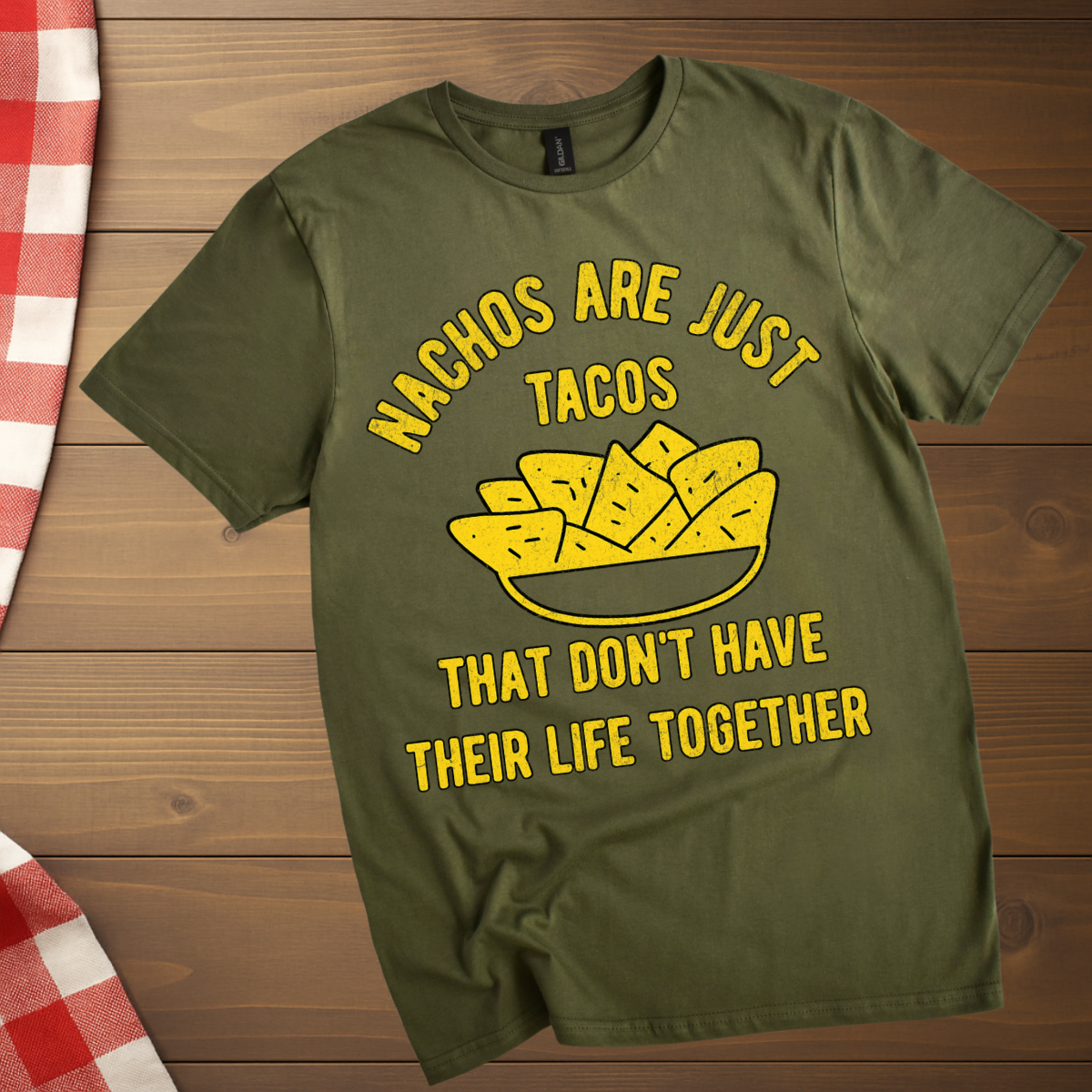 Nachos are just Tacos T-Shirt