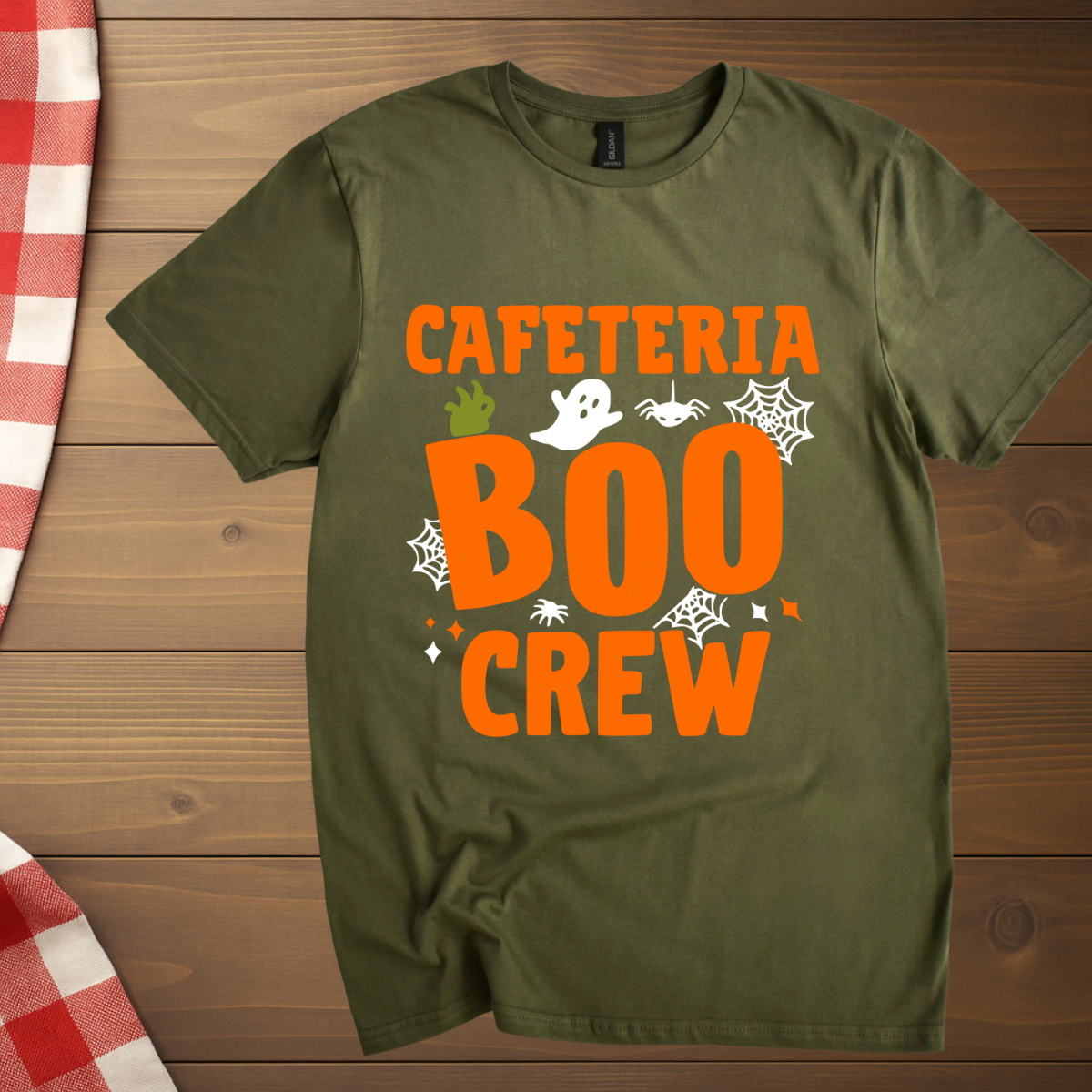 Cafeteria Boo Crew T-Shirt