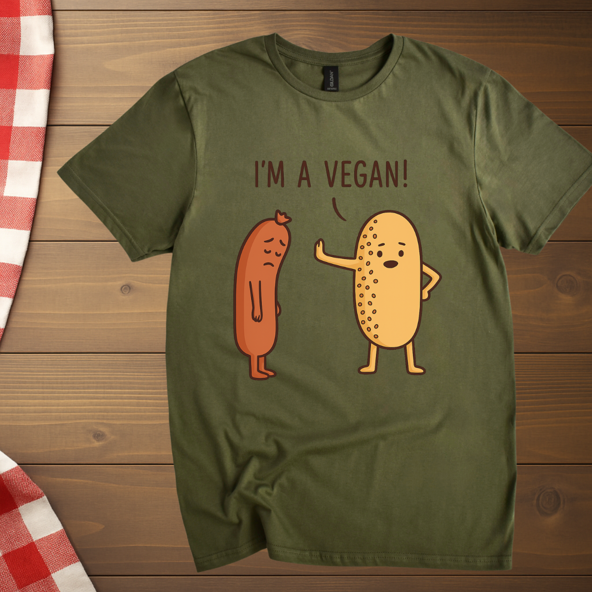 I'm Vegan Bun T-Shirt