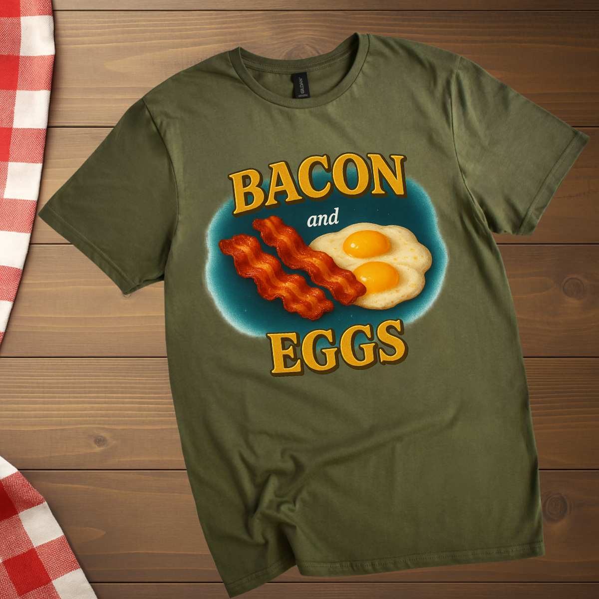 Bacon and Eggs Vintage T-Shirt
