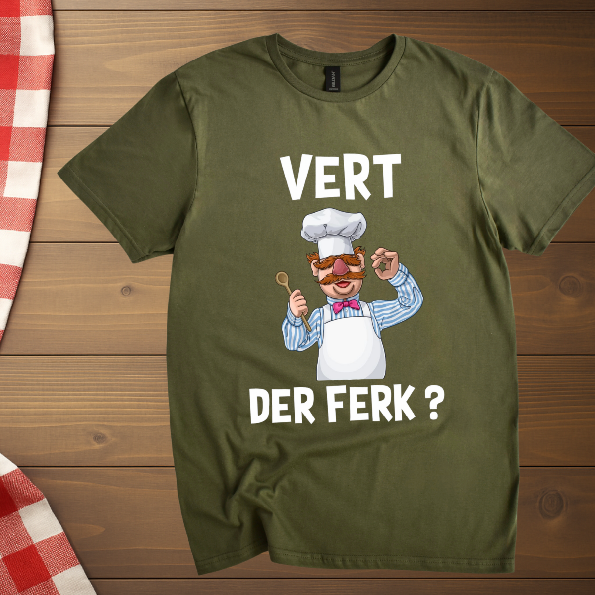 Swedish Funny Chef T-Shirt