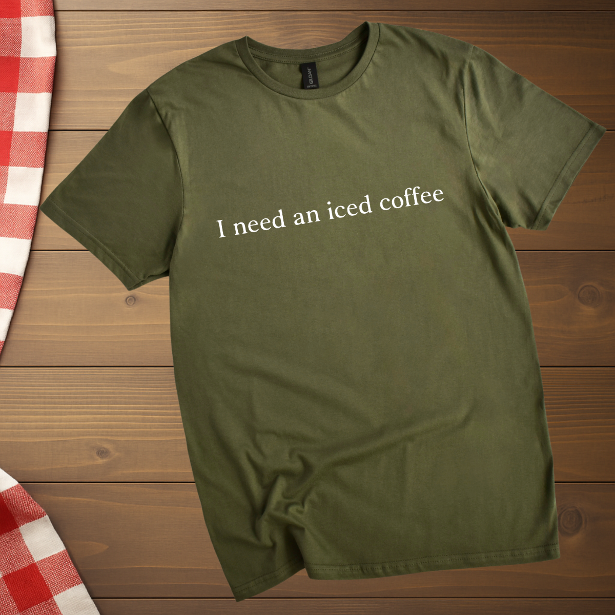 I need an iced coffee T-Shirt