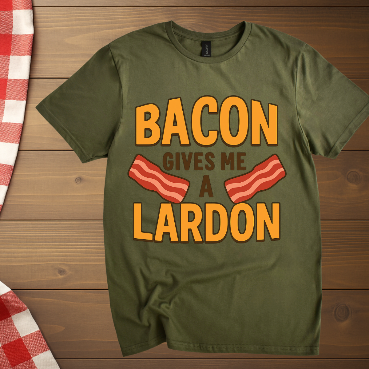 Bacon gives me a Lardon T-Shirt