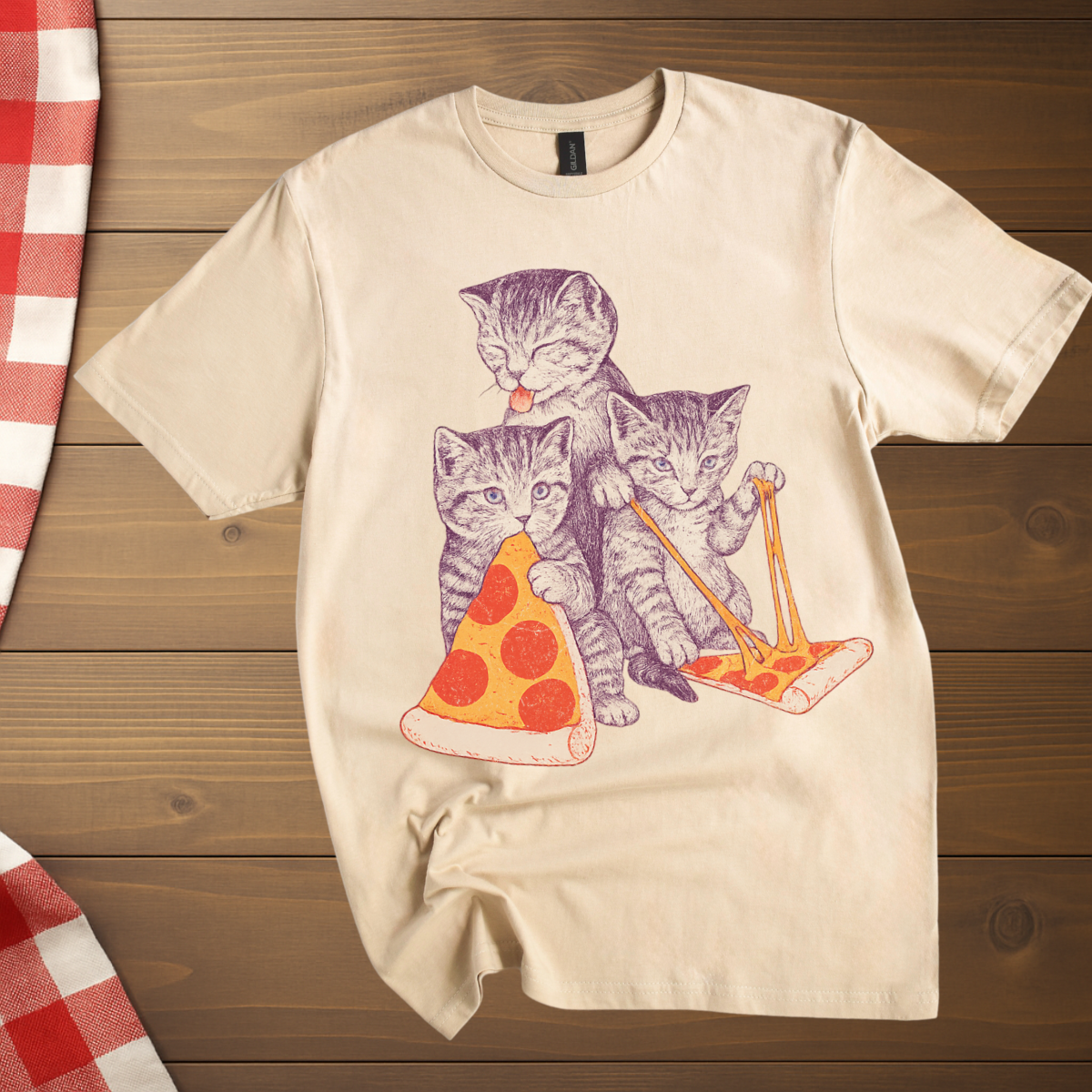 Pizza and kittens T-Shirt