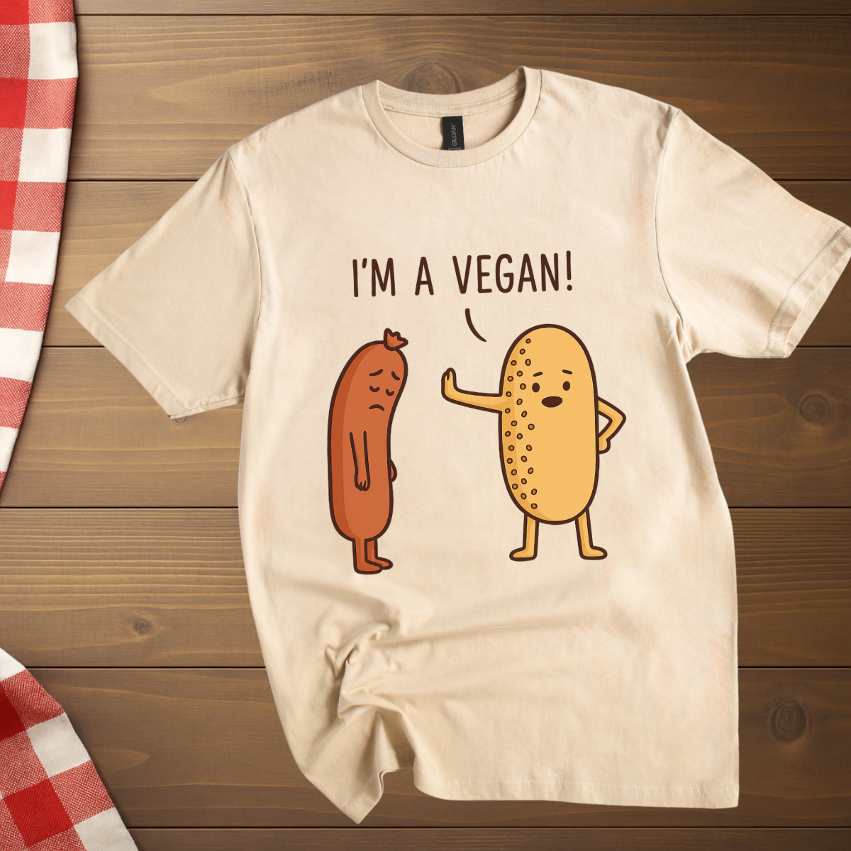 I'm Vegan Bun T-Shirt