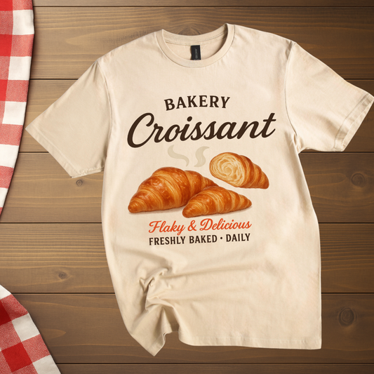 Flaky & Fresh Croissant T-Shirt