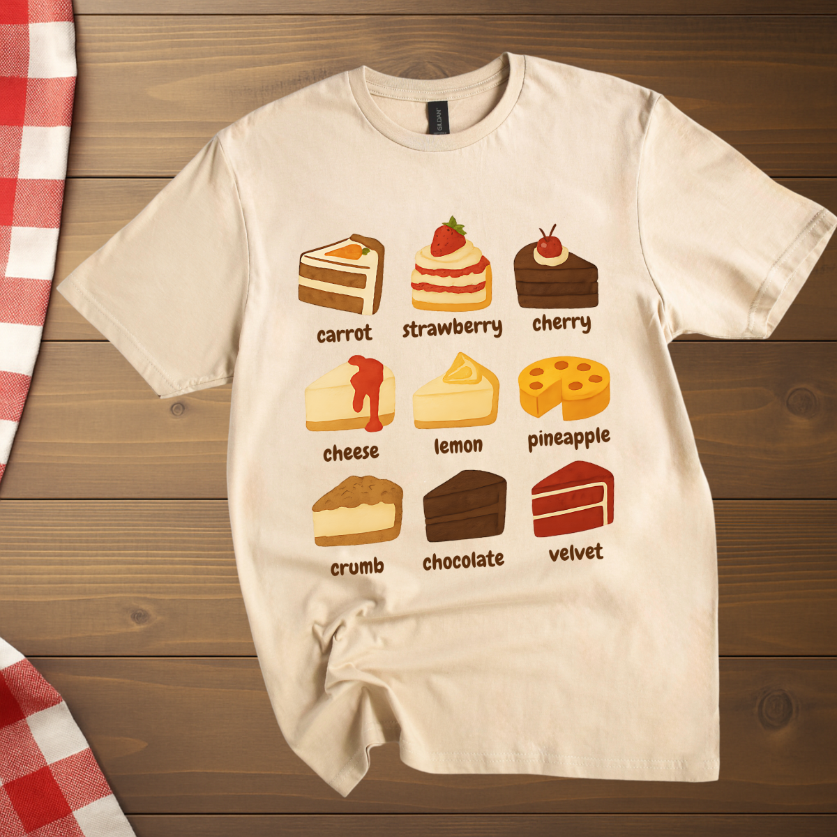 Types of Cake T-Shirt