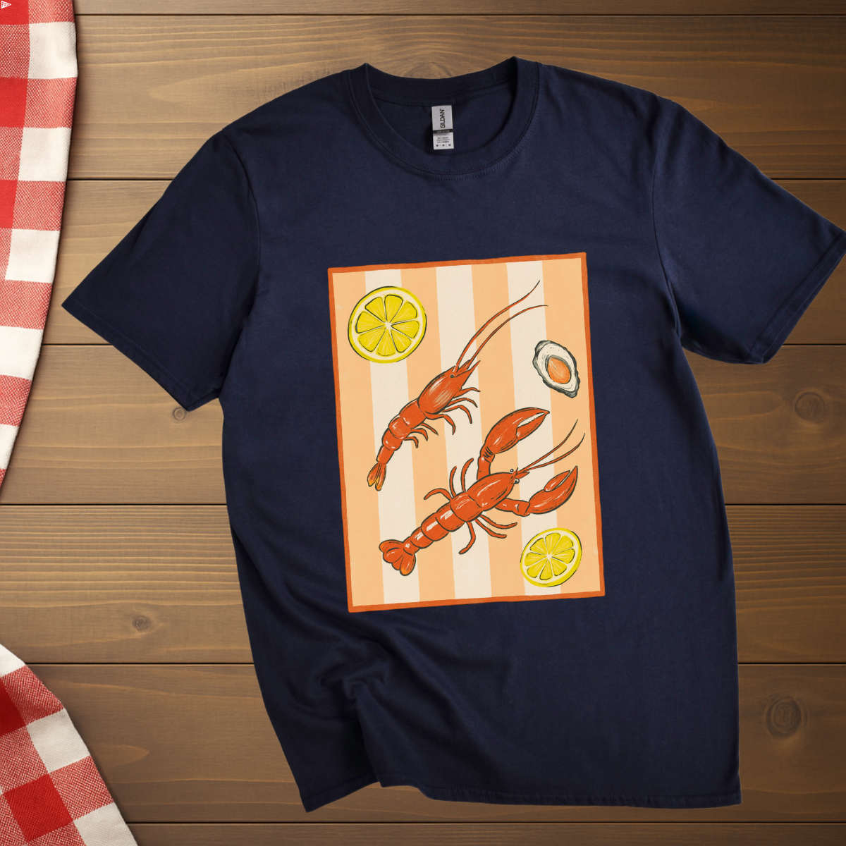 Lobster, Oyster Holiday T-Shirt