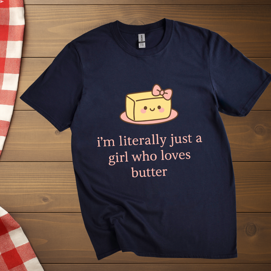 Butter Lover Girl T-Shirt