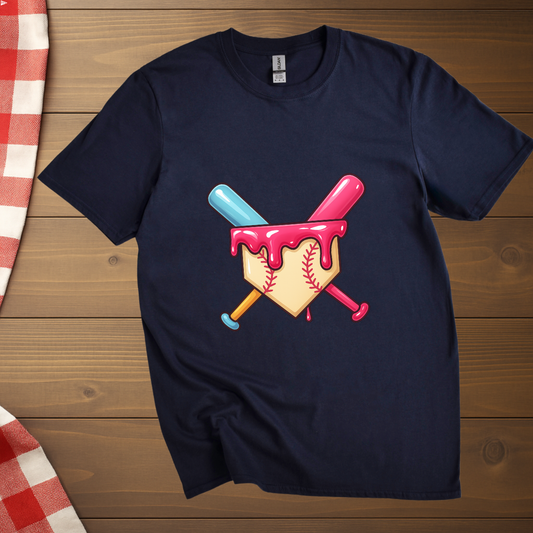 Baseball bats, melting board T-Shirt