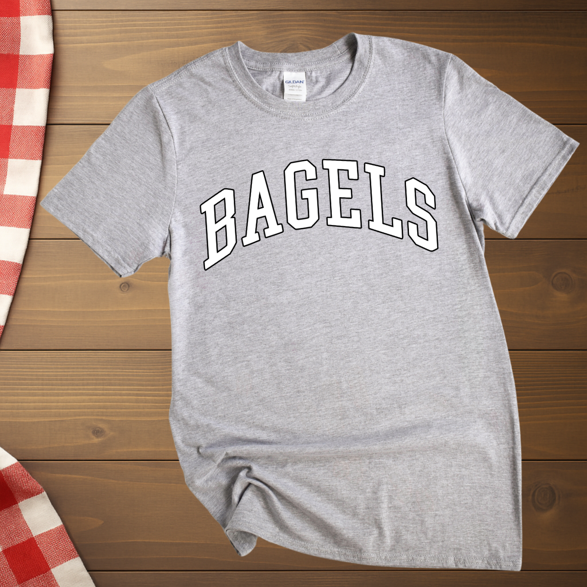 College Style Bagels T-Shirt