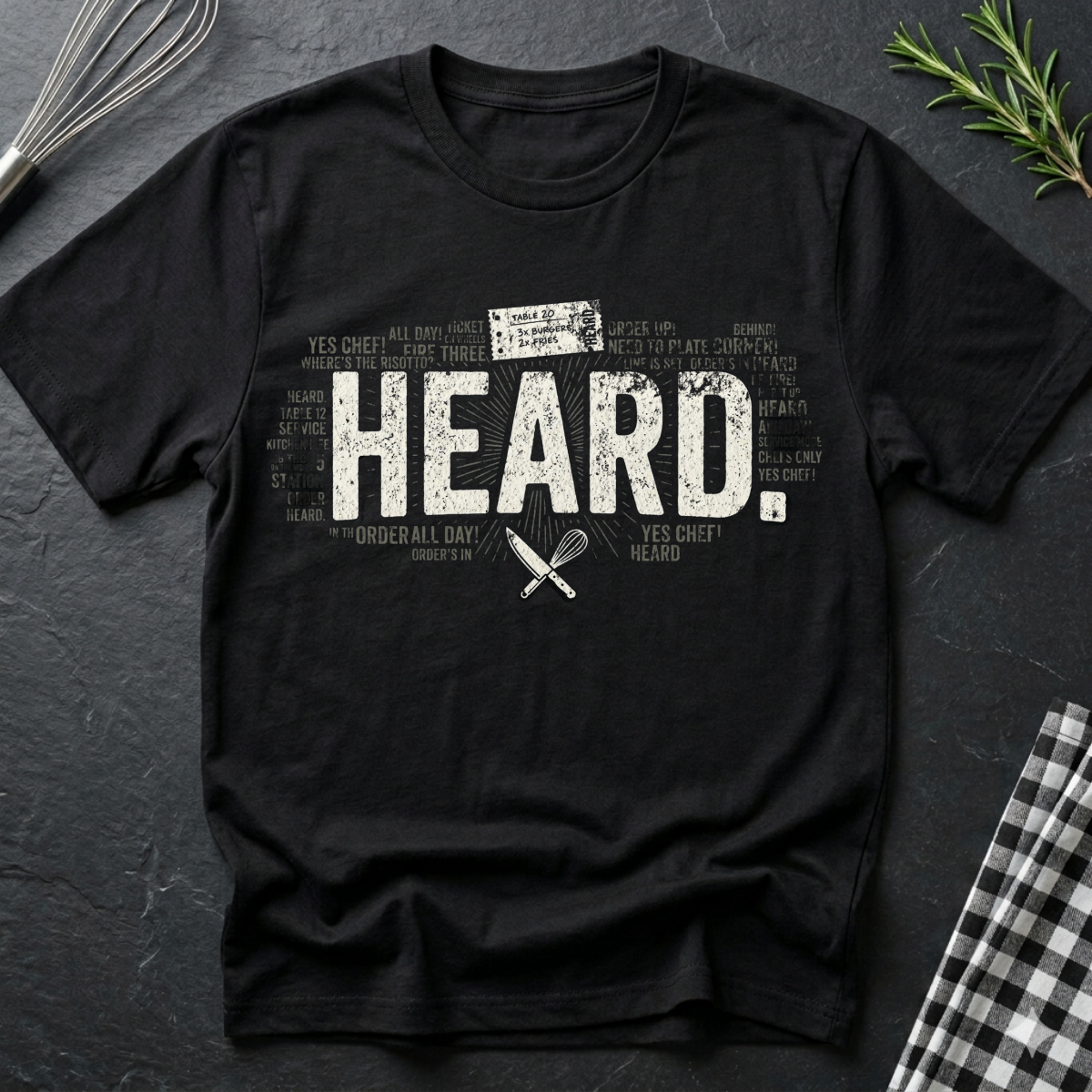 Heard, Chef T-Shirt
