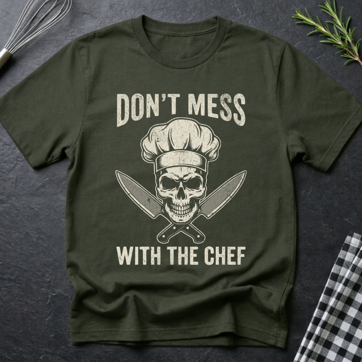 Don't Mess With The Chef Skull T-Shirt