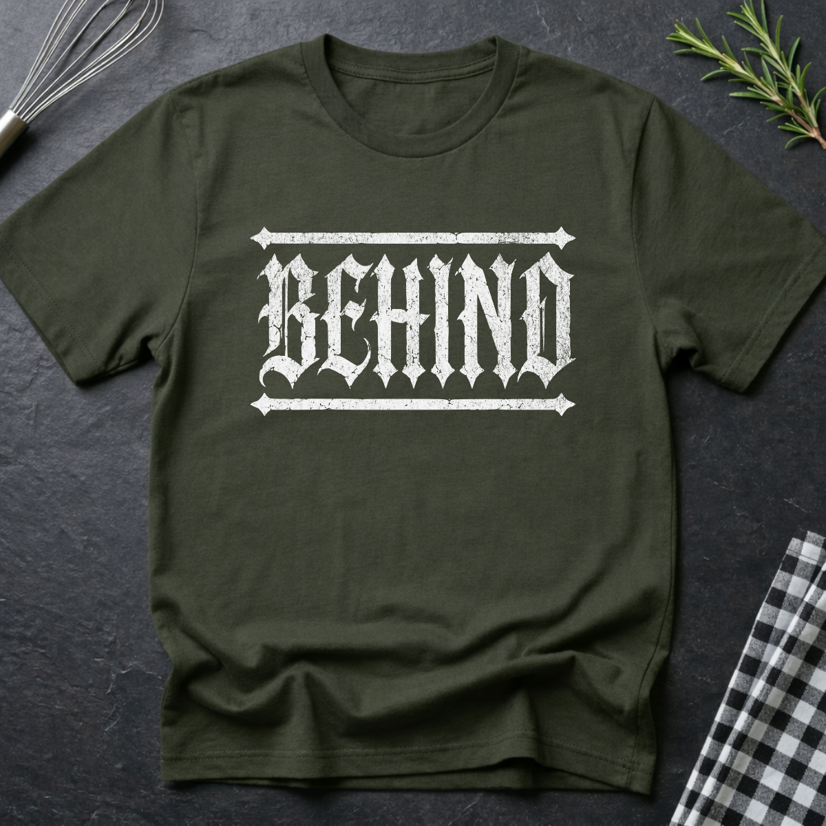 Behind, Gothic T-Shirt