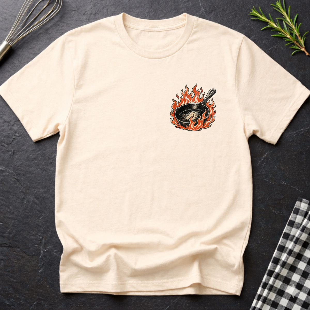 Burning Pan Emblem T-Shirt