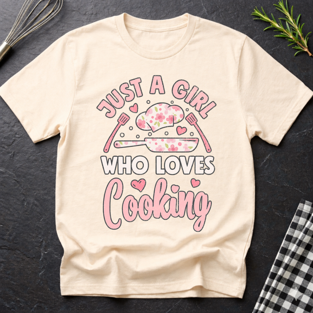 Just a Girl who loves Cooking T-Shirt