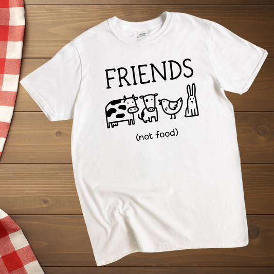 Friends not food vegan T-Shirt