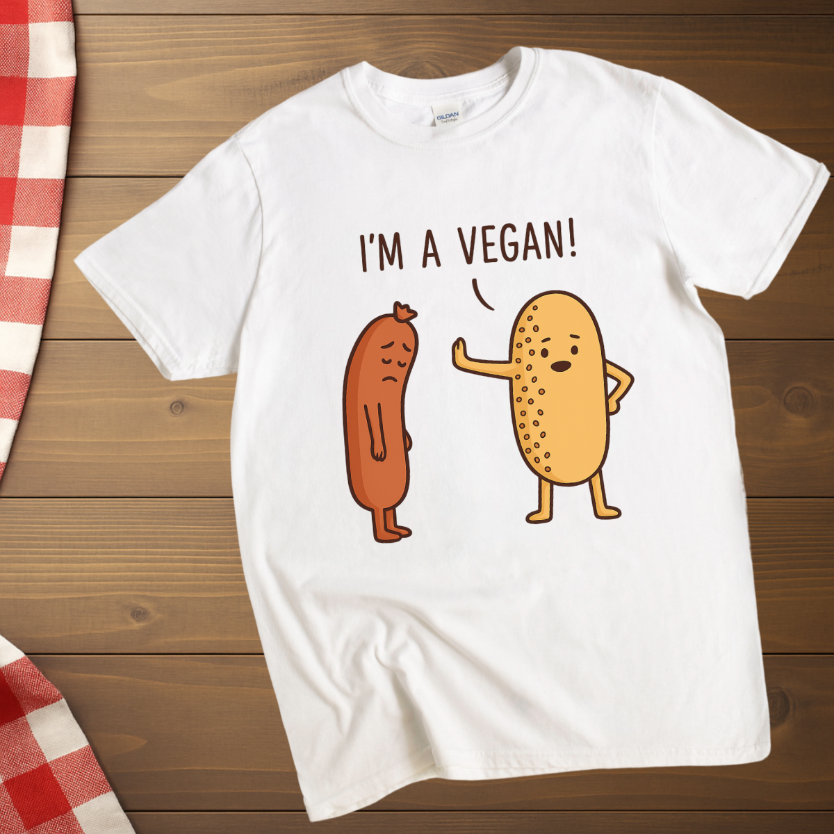 I'm Vegan Bun T-Shirt