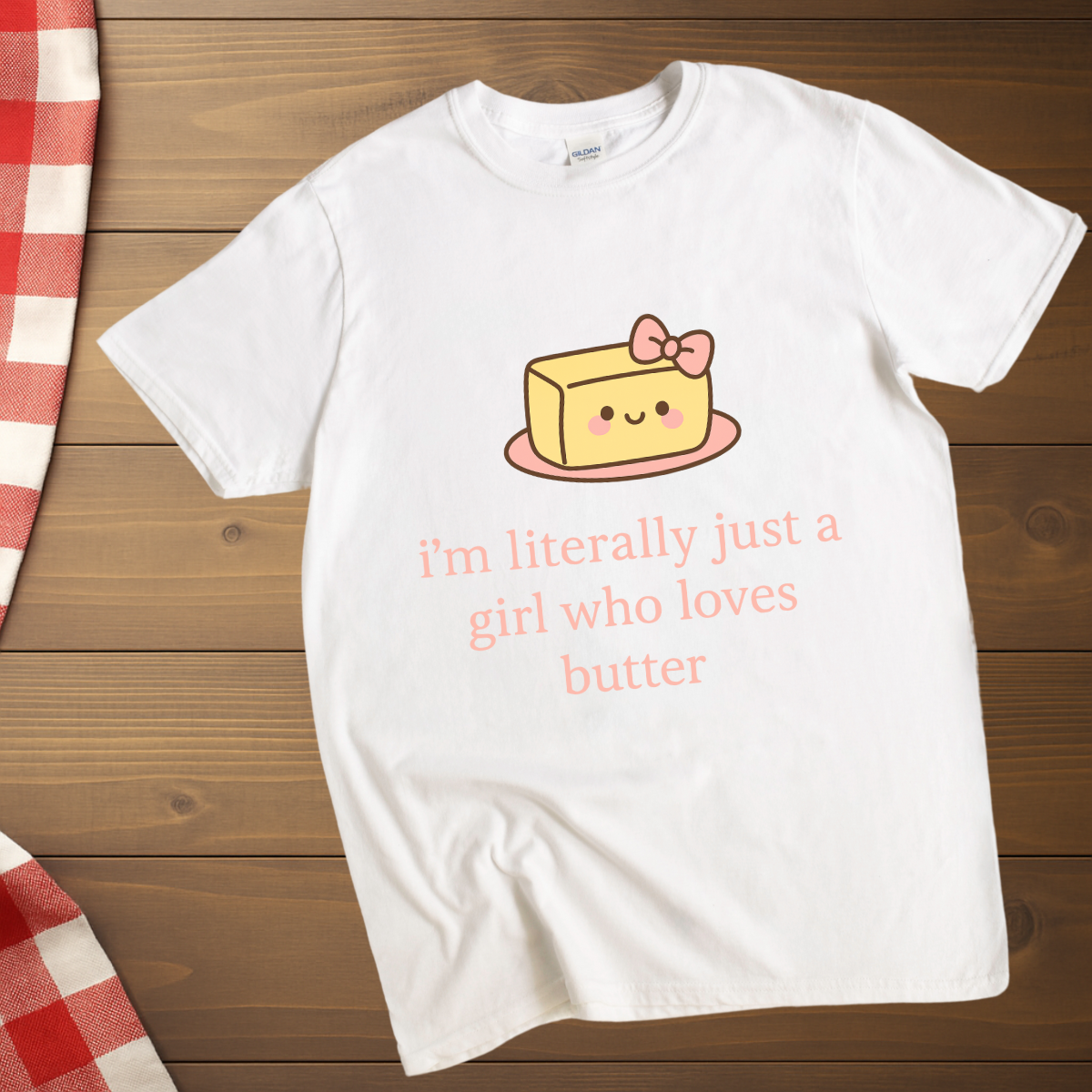 Butter Lover Girl T-Shirt