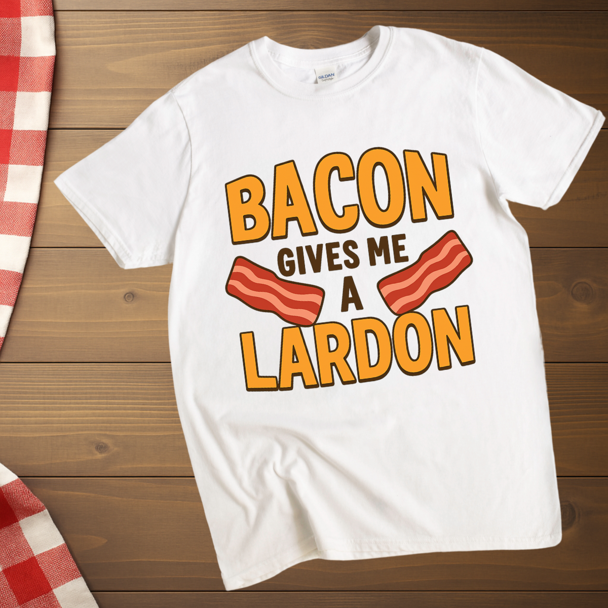 Bacon gives me a Lardon T-Shirt