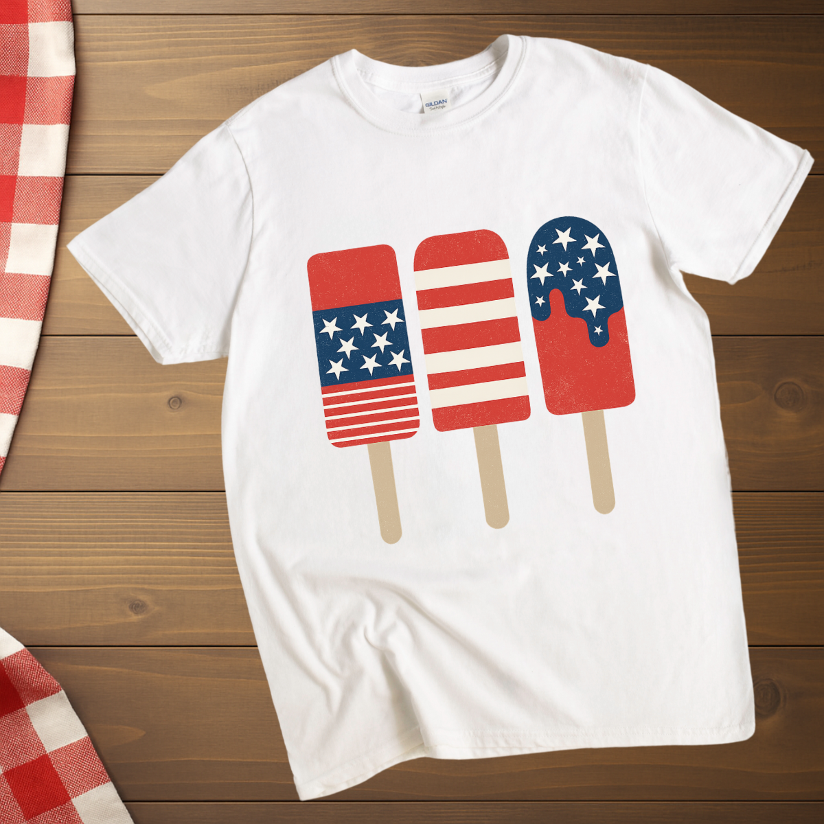 4th of July Popsicles T-Shirt