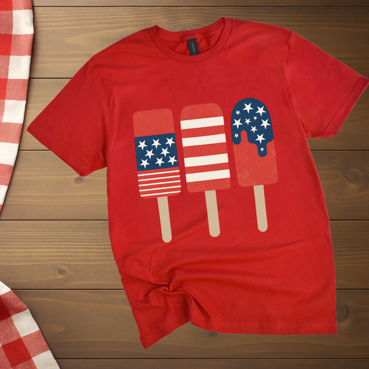 4th of July Popsicles T-Shirt