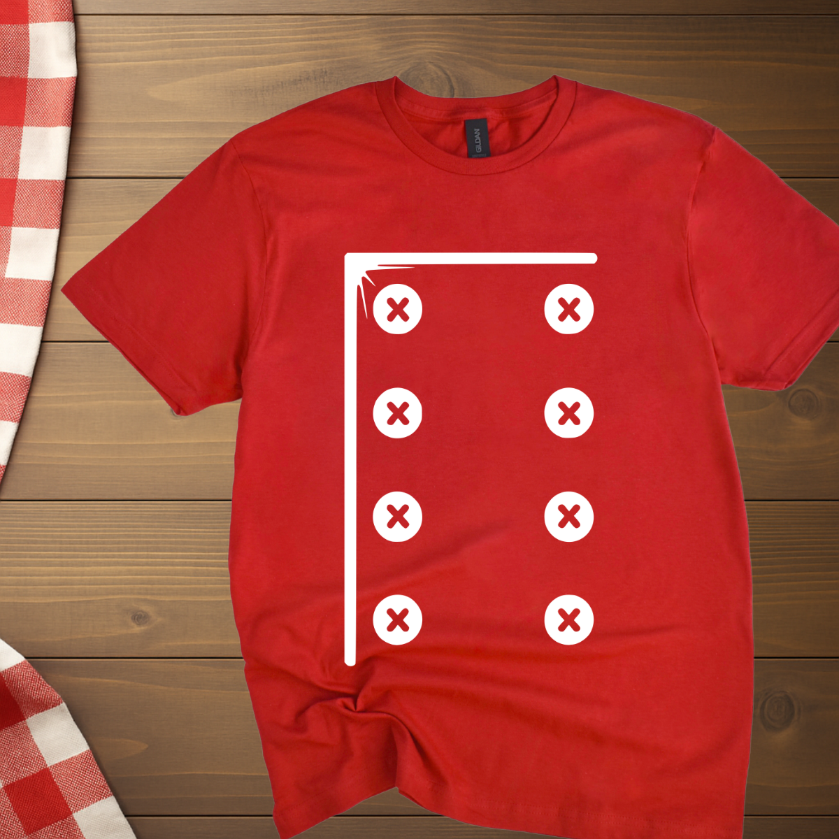 Funny Chef's Button T-Shirt