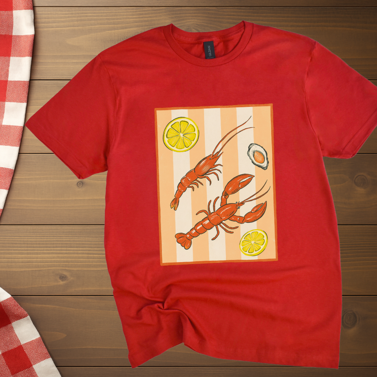 Lobster, Oyster Holiday T-Shirt