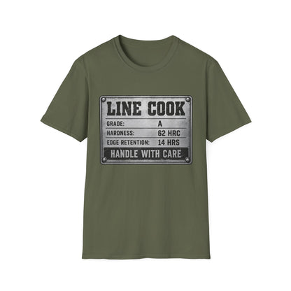 Line Cook metallic label T-Shirt