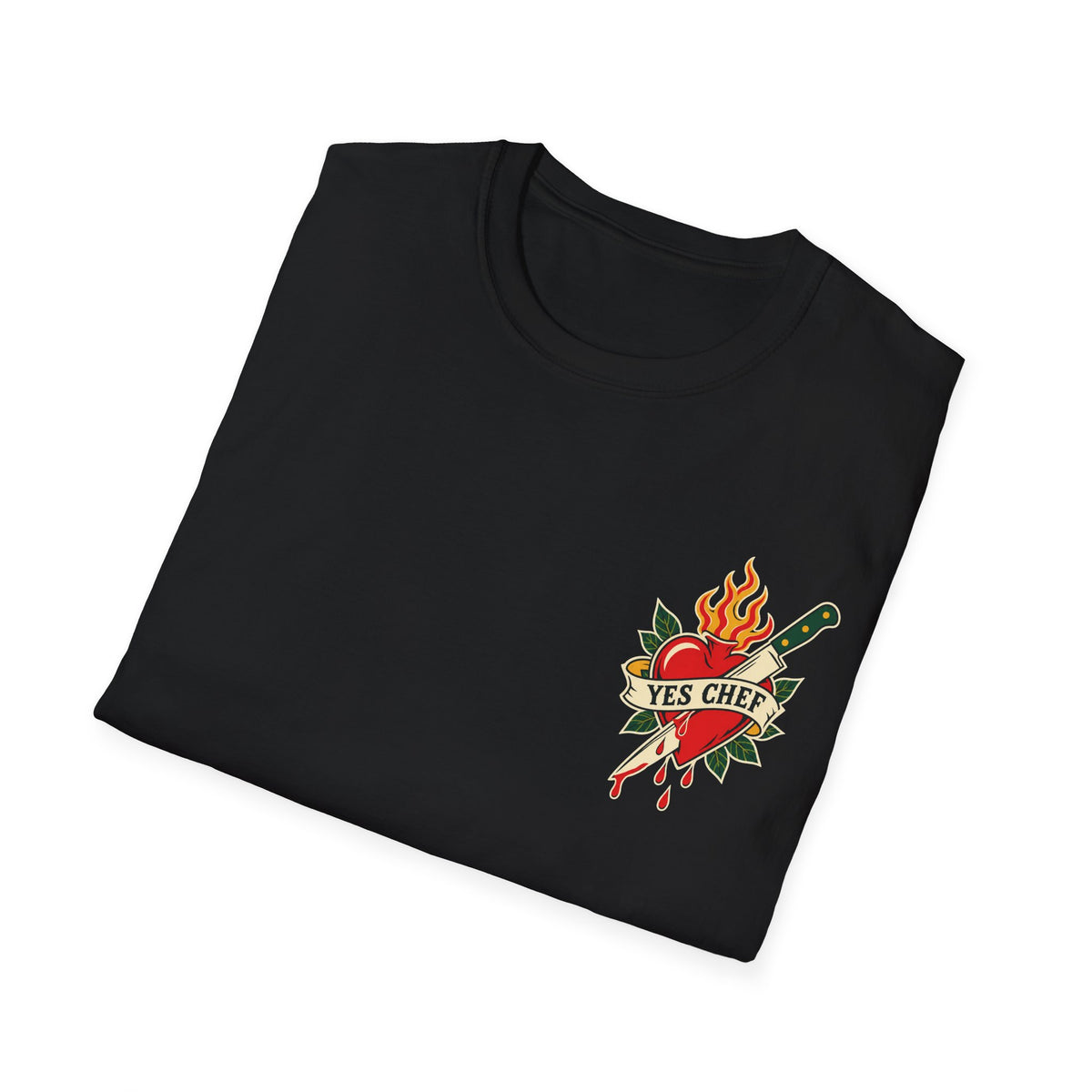 Yes Chef Heart Emblem T-Shirt