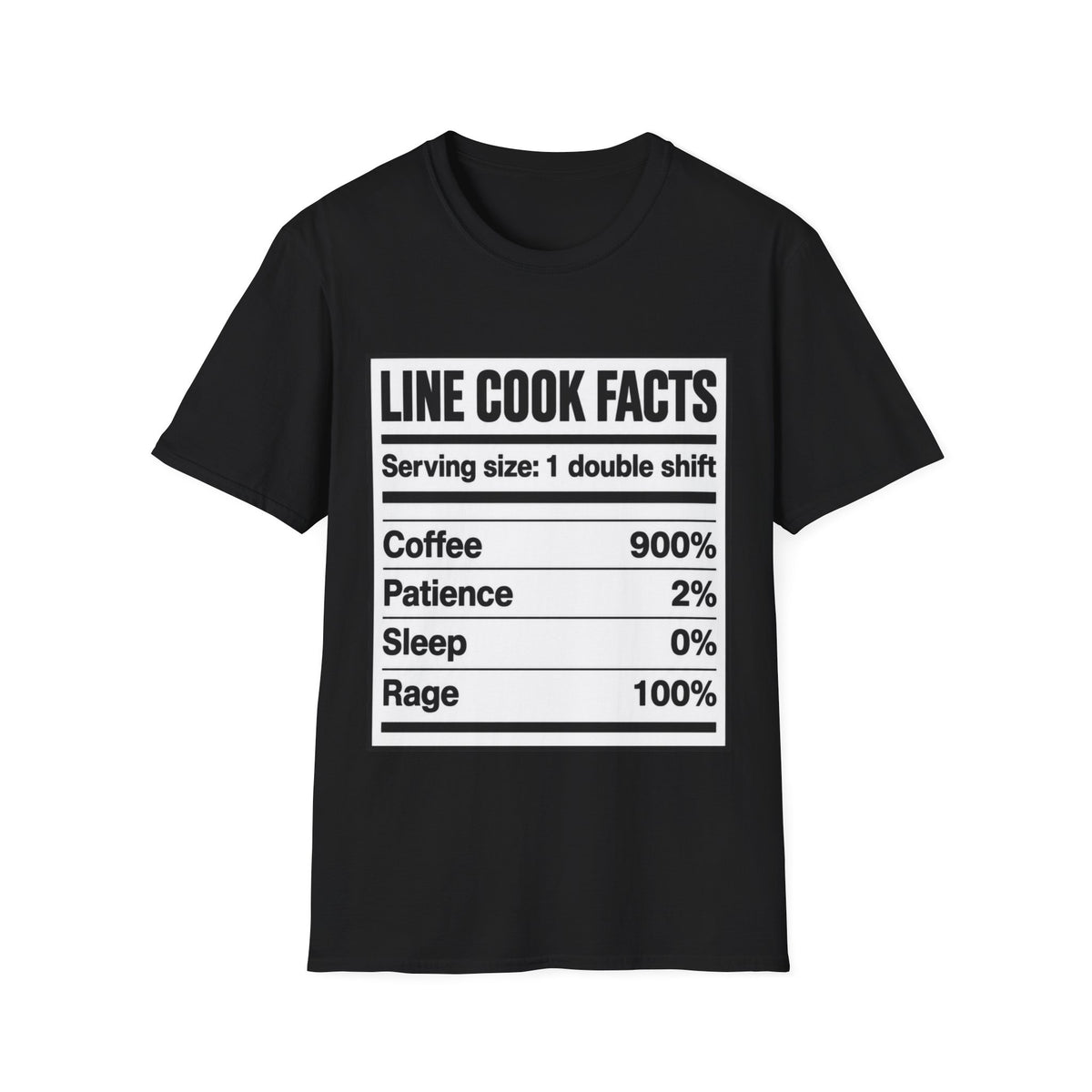 Line Cook Facts T-Shirt