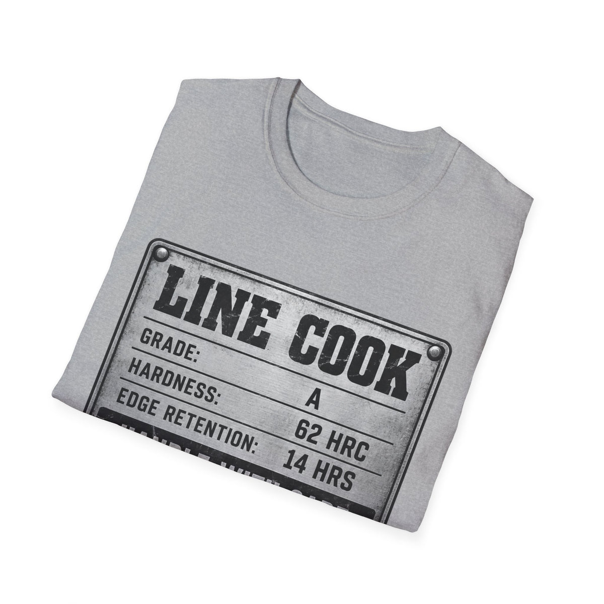 Line Cook metallic label T-Shirt