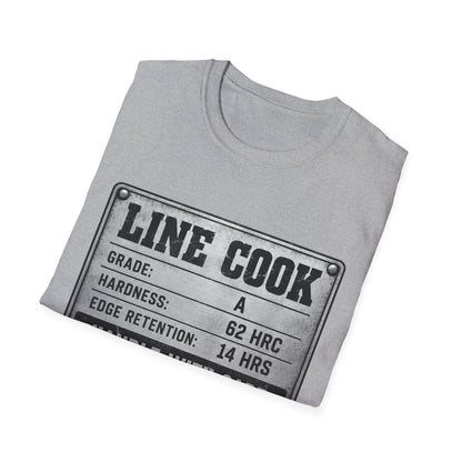 Line Cook metallic label T-Shirt