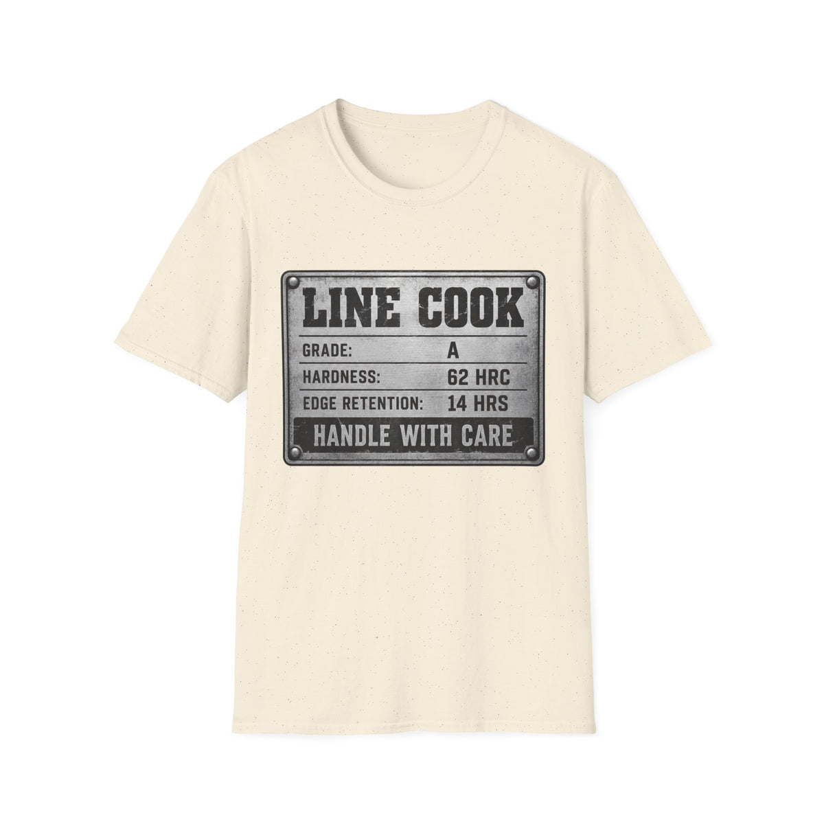 Line Cook metallic label T-Shirt