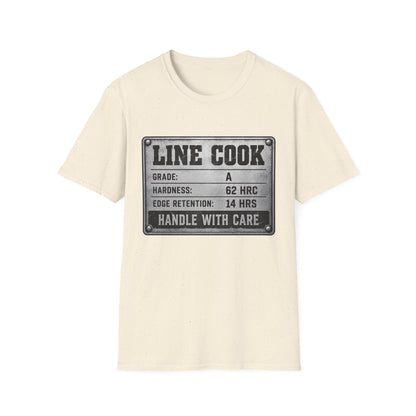 Line Cook metallic label T-Shirt