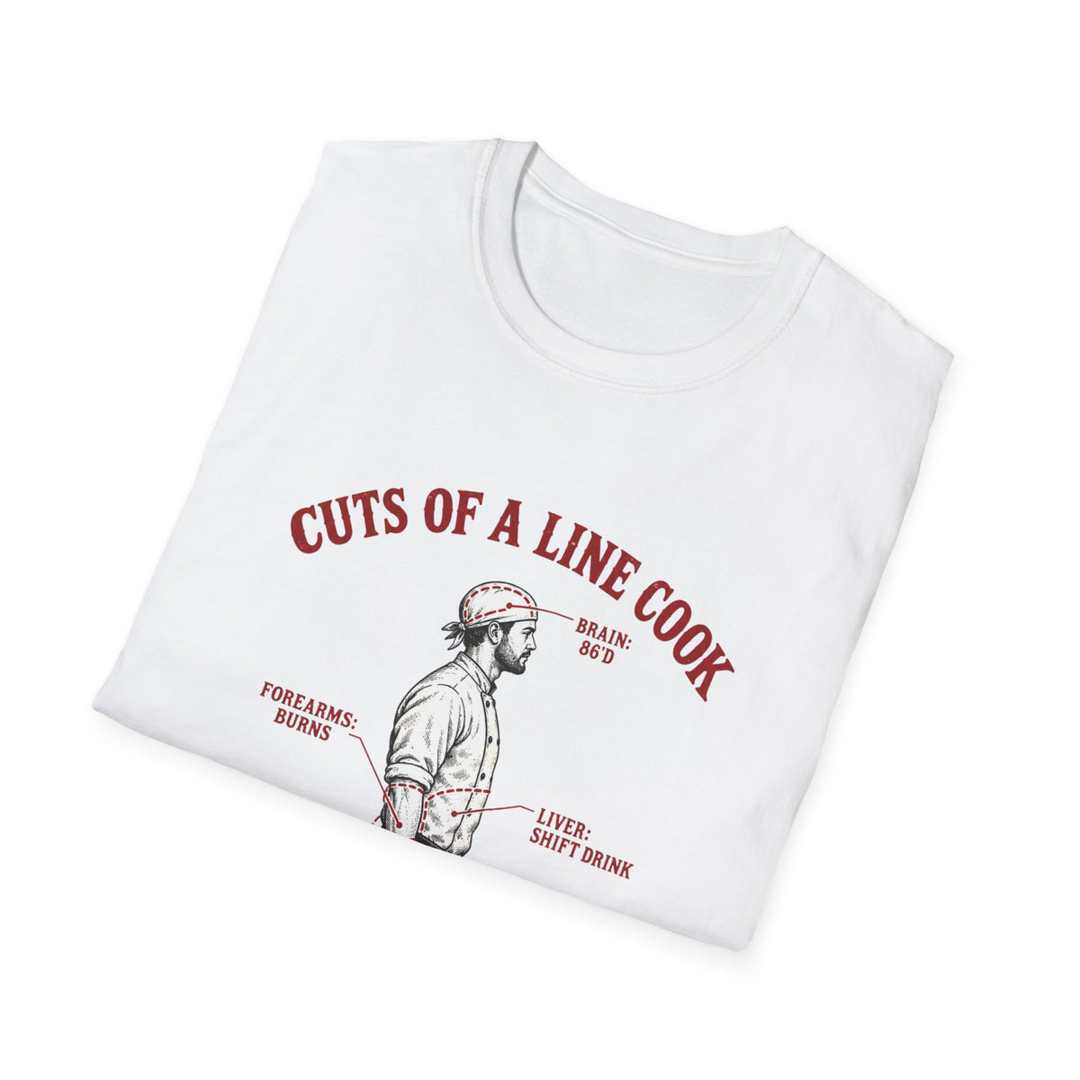 Cuts of a line cook T-Shirt