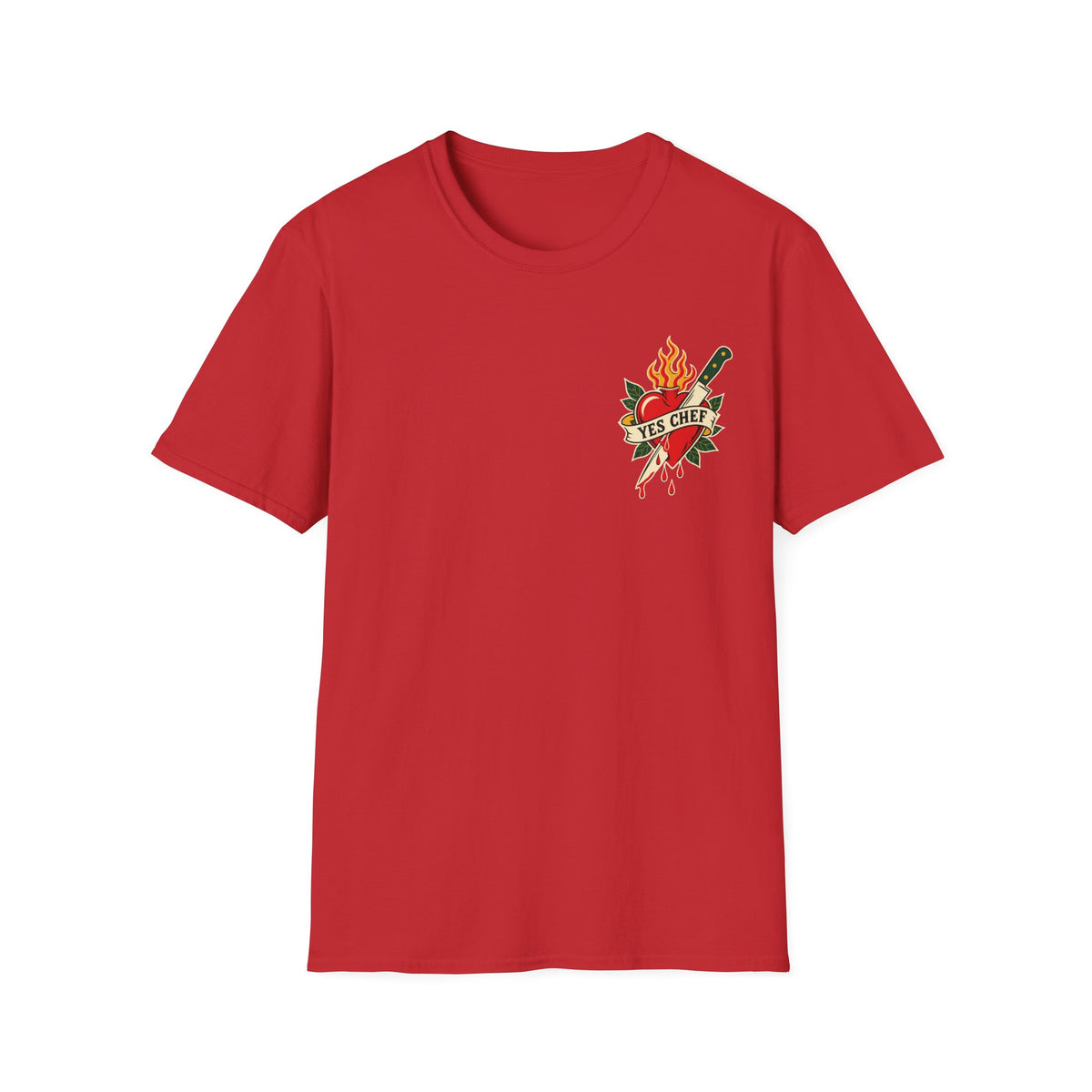 Yes Chef Heart Emblem T-Shirt