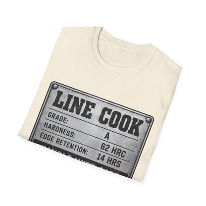 Line Cook metallic label T-Shirt