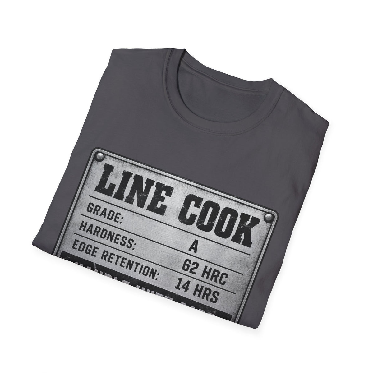Line Cook metallic label T-Shirt